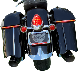 Dual Intensity Low Profile Saddlebag Lights Red, 1, nordicamoto.ro