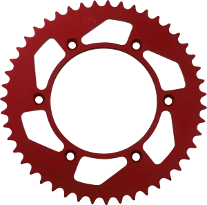 MOOSE RACING Rear Aluminum Sprocket Red, 4, nordicamoto.ro