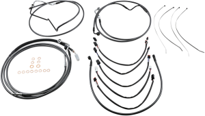 Black Pearl Designer Handlebar Installation Kit Black