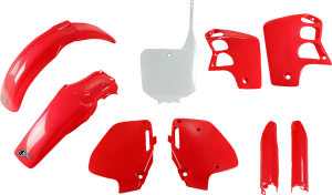 Full Body Replacement Plastic Kit Red, White
