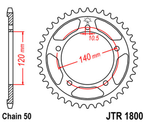 Rear Sprocket Natural