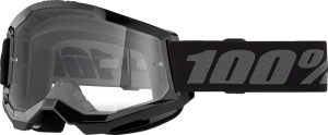 Ochelari 100% Strata 2  Black Clear Lens