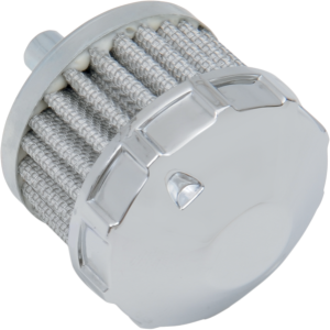 Crankcase Vent Replacement Filter Silver