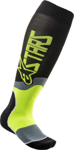 Sosete Alpinestars MX Plus 2 Black/Yellow