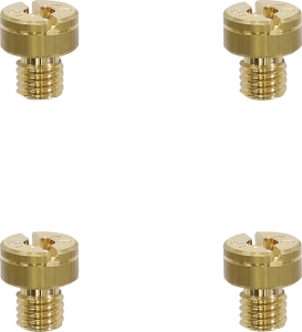 A-bax Precision Mikuni-style Slot Head (sj Prefix) Main Jet Brass, 1, nordicamoto.ro