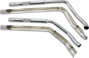 Dragster Exhaust System Chrome, 2, nordicamoto.ro