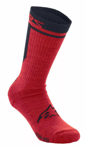 Alpinestars Merino Socks 24 Black, Red 
