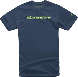 Tricou Alpinestars Linear Wordmark Navy