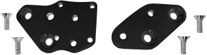 Kick-back Adapter Plates Black, Silver 3/4, 1, nordicamoto.ro