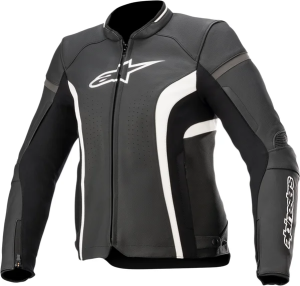 Womens Stella Kira V2 Leather Riding Jacket Black 12, 5, nordicamoto.ro