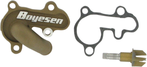 Supercooler Water Pump Cover And Impeller Kit Magnesium, Powder-coated