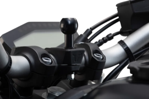 Set universal de prindere pentru GPS cu sistem de blocare T-lock pentru smartphone, negru, 1, nordicamoto.ro