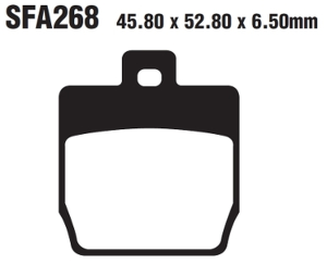 Sfa Series Organic Scooter Brake Pads