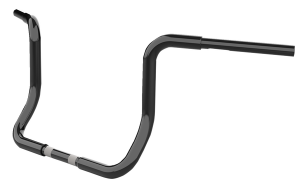Twin Round Handlebar Black, 1, nordicamoto.ro