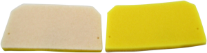 Foam Air Filter Yellow, 1, nordicamoto.ro