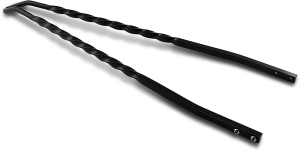 Twisted Sticks Sissy Bar Black, 2, nordicamoto.ro