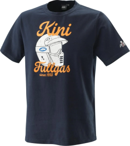 Tricou KTM RETRO HELMET Blue