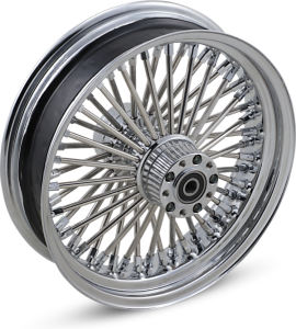 Fat Daddy 50-spoke Radial Laced Wheel Silver, 1, nordicamoto.ro
