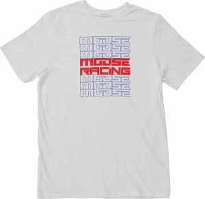 Ticou Copii MOOSE RACING Recurrence White