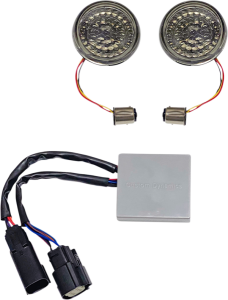 Smart Led 1157 Bullet Turn Signals With Controller Amber, Red, 2, nordicamoto.ro