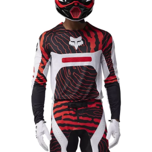 Tricou Fox Flexair Impression Alb XXL, 4, nordicamoto.ro
