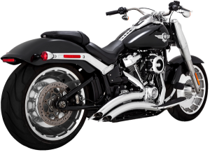 Big Radius Exhaust System Chrome, 3, nordicamoto.ro
