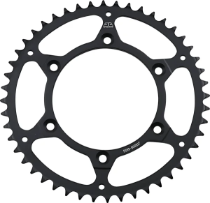 JT SPROCKETS Roată dințată neagră, 1, nordicamoto.ro