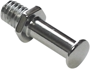 Chrome Kicker Spring Stud Chrome, 1, nordicamoto.ro