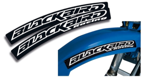 Sponsor Decals Black, Blue, White