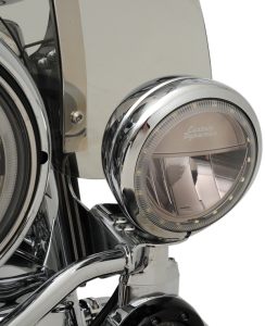 4½(r) Led Passing Lamps Black Chrome