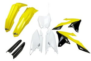 Full Body Replacement Plastic Kit Black, Yellow