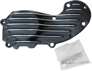 Ribsters Cam Cover Black, Matte, Aluminum, Die-cast 