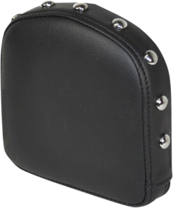 Sissy Bar Pad Renegade Short Rear Vinyl Studded Black|natural Black