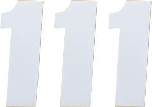 Vinyl Race Numbers White, 2, nordicamoto.ro