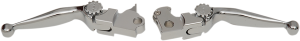 Journey Adjustable Lever Set For Harley Models Silver, 2, nordicamoto.ro