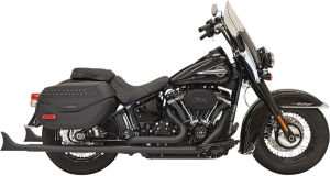 Fishtail True Dual Exhaust System Black