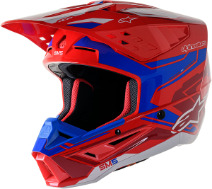 Casca Alpinestars Supertech M5 Action Red/Blue