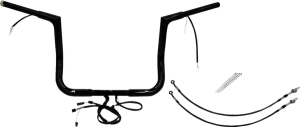 Plug & Play Ez Install 1-1/4(r) Flat Top Handlebar Kit Black, 1, nordicamoto.ro