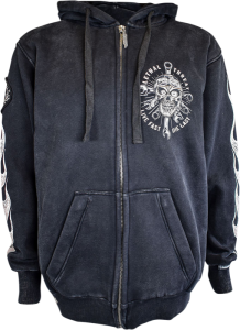 Hoody Zip Livefast Gry Md Gray M, 1, nordicamoto.ro
