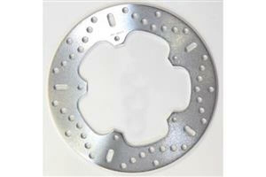 Round Fixed Brake Rotor Silver, Stainless Steel