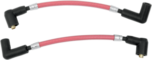 Braided Spark Plug Wire Red
