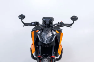 Bar End Mirrors Anodized Black 