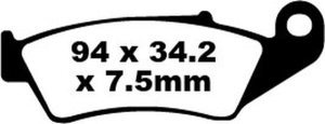 Plăcuțe de frână Tt Sport Carbon Fusion, 2, nordicamoto.ro