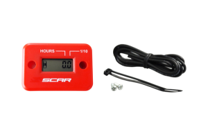 Hour Meter Red