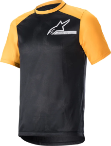 Tricou MTB Alpinestars Alps 4.0 V2 Black/Tangerine/White