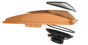 Saddlebag Lid And Xl Speaker Kit Black, 3, nordicamoto.ro