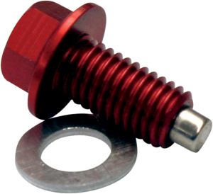 Magnetic Drain Plug By Zipty Red