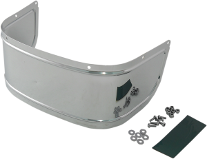 Chrome Plated Steel Front Fender Skirt Chrome, 1, nordicamoto.ro