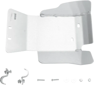 MOOSE RACING Placă de protecție din aluminiu, argintie 