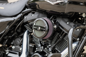 Stealth Air Cleaner Cover Black, 1, nordicamoto.ro